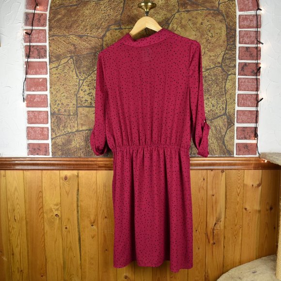 Reitmans Red Polkadot Dress - Picture 7 of 7